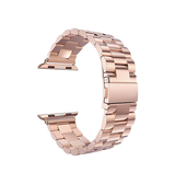 Apple Watch 38mm | Apple Watch (38/40/SE/41/42mm) - CNC Pro Rustfrit Stål Rem - Roseguld - DELUXECOVERS.DK