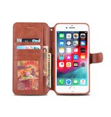 iPhone 6 / 6s | iPhone 6/6s - AZNS™ Diary Læder Etui / Taske M. Pung - Brun - DELUXECOVERS.DK