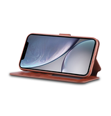 iPhone XR | iPhone XR - AZNS™ Diary Læder Etui / Taske M. Pung - Brun - DELUXECOVERS.DK