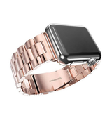 Apple Watch 38mm | Apple Watch (38/40/SE/41mm) - CNC Pro Rustfrit Stål Rem - Roseguld - DELUXECOVERS.DK