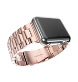 Apple Watch 38mm | Apple Watch (38/40/SE/41/42mm) - CNC Pro Rustfrit Stål Rem - Roseguld - DELUXECOVERS.DK