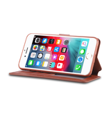 iPhone 7 / 8 / SE (2020/2022) | iPhone 7/8/SE(2020/2022) - AZNS™ Diary Læder Etui / Taske M. Pung - Brun - DELUXECOVERS.DK