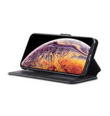 iPhone XS Max | iPhone XS Max - AZNS™ Diary Læder Etui / Taske M. Pung - Sort - DELUXECOVERS.DK