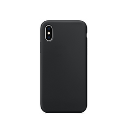 iPhone X / XS | iPhone X/Xs - Deluxe™ Soft Touch Silikone Cover - Sort - DELUXECOVERS.DK