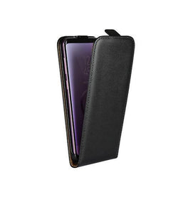 Samsung Galaxy S8+ | Samsung Galaxy S8+ (Plus) - Diary Læder Etui M. Vertical Flip - Sort - DELUXECOVERS.DK