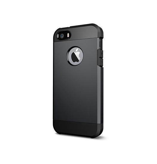 eskalere Amfibiekøretøjer Nedrustning iPhone 5/5s/SE - REALIKE™ Pro Stødsikkert Håndværker Cover - Sort –  DELUXECOVERS.DK