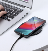 Ladestation / Trådløs oplader | Universal Hurtig Trådløs Oplader - 10W - Sort - DELUXECOVERS.DK