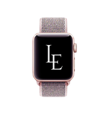 Apple Watch 42mm | Apple Watch (42/44/SE/45/46/49mm) - L'Empiri™ Nylon Velcro Rem - Rose - DELUXECOVERS.DK