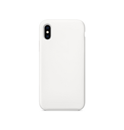 iPhone X / XS | iPhone X/Xs - Deluxe™ Soft Touch Silikone Cover - Hvid/Gennemsigtig - DELUXECOVERS.DK