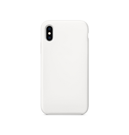 iPhone X / XS | iPhone X/Xs - Deluxe™ Soft Touch Silikone Cover - Hvid/Gennemsigtig - DELUXECOVERS.DK