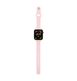 Apple Watch 42mm | Apple Watch (42/44/SE/45/46/49mm) - ICON™ Tynd Classic Silikone Rem - Lyserød - DELUXECOVERS.DK