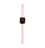 Apple Watch 38mm | Apple Watch (38/40/SE/41mm) - ICON™ Tynd Classic Silikone Rem - Lyserød - DELUXECOVERS.DK