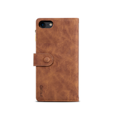iPhone 6 / 6s | iPhone 6/6s - ESEBLE™ Læder Cover Etui M. Pung - Brun - DELUXECOVERS.DK