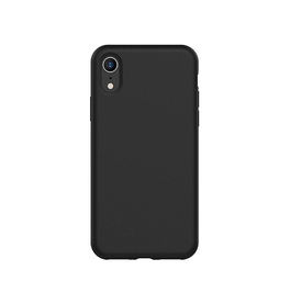 iPhone XR | iPhone XR - Novo Frosted Matte Slim Silikone Cover - Sort - DELUXECOVERS.DK