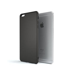 iPhone 6 Plus / 6s Plus | iPhone 6/6s Plus - Novo Frosted Matte Slim Silikone Cover - Sort - DELUXECOVERS.DK