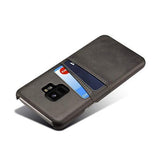 Samsung Galaxy S9 | Samsung Galaxy S9 - NX Design Læder Bagcover - Sort - DELUXECOVERS.DK