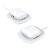 Airpods Pro 2 | AirPods Pro | TOTU® Trådløs Oplader - 10W - Hvid - DELUXECOVERS.DK