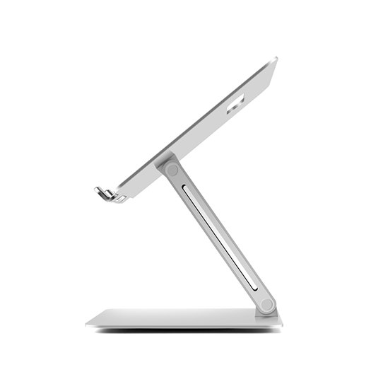 LUX™ | Stander til Computer / MacBook - Ergonomisk - Sølv – DeluxeCovers
