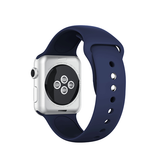 Apple Watch 42mm | Apple Watch (42/44/SE/45mm & Ultra) -  PRO+ Silikone Sportsrem - Navy blå - DELUXECOVERS.DK