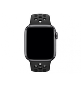 Apple Watch 42mm | Apple Watch (42/44/SE/45mm & Ultra) - 4Run™ Silikone Løbe Sportsrem - Sort - DELUXECOVERS.DK