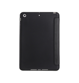 iPad 7/8/9 | iPad 10.2" 7/8/9 (2019/2020/2021) Orgami Trifold Læder Cover M. Stander - Sort - DELUXECOVERS.DK
