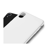 iPhone XR | iPhone XR - PRO+ Design Mat Slim Silikone Cover - Hvid/Gennemsigtig - DELUXECOVERS.DK
