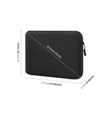 Universal Tablet Sleeve | Neopren Stødsikkert Sleeve | Tablet - Maks 28 x 21cm - Sort - DELUXECOVERS.DK