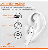 Airpods 1/2 | AirPods (1/2) | Earhook til AirPods / Bedre Fitting - Hvid - DELUXECOVERS.DK