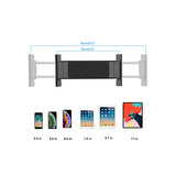 iPad Stander | iPad/Tablet Stander/Holder i Foldbar Design - Sort - DELUXECOVERS.DK