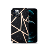 iPhone 11 Pro | iPhone 11 Pro - DELUXE™ Marble  Silikone Cover - Black Stone - DELUXECOVERS.DK