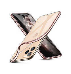 iPhone 11 Pro Max | iPhone 11 Pro Max - Valkyrie Silikone Hybrid Cover - RoseGuld - DELUXECOVERS.DK