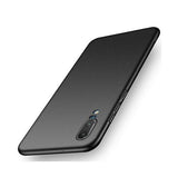 Huawei P20 | Huawei P20 - Novo Frosted Matte Slim Silikone Cover - Sort - DELUXECOVERS.DK