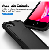 iPhone 7 / 8 / SE (2020/2022) | iPhone 7/8/SE(2020/2022) - PIONEER™ Armor Cover - Sort - DELUXECOVERS.DK