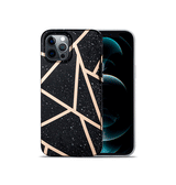 iPhone 12 Pro Max | iPhone 12 Pro Max - DELUXE™ Marble  Silikone Cover - Black Stone - DELUXECOVERS.DK