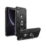 iPhone XR | iPhone XR - NX Pro™ Armor Cover m. Ring Holder - Sort - DELUXECOVERS.DK