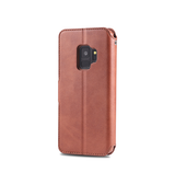 Samsung Galaxy S9 | Samsung Galaxy S9 - AZNS™ Diary Læder Etui / Taske M. Pung - Brun - DELUXECOVERS.DK