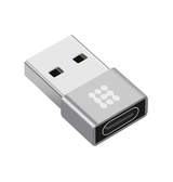 Adapter | USB-A Han Til USB-C Hun - Adapter - Grå - DELUXECOVERS.DK