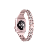 Apple Watch 38mm | Apple Watch (38/40/SE/41mm) - Koh-i-Noor Dame Urlænke - Rose - DELUXECOVERS.DK