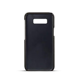 Samsung Galaxy S10+ | Samsung Galaxy S10+ (Plus) - NX Design Læder Bagcover - Sort - DELUXECOVERS.DK
