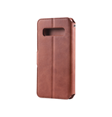 Samsung Galaxy S10 | Samsung Galaxy S10 - AZNS™ Diary Læder Etui / Taske M. Pung - Brun - DELUXECOVERS.DK