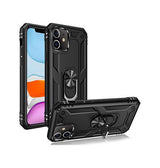 iPhone 12 | iPhone 12 - NX Pro™ Armor Cover m. Ring Holder - Sort - DELUXECOVERS.DK