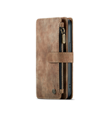 iPhone 11 Pro Max | iPhone 11 Pro Max - CaseMe™ Multifunktionel Læder Etui / Pung - Brun - DELUXECOVERS.DK