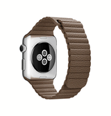 Apple Watch 38mm | Apple Watch (38/40/SE/41mm) - Valence™ Loop Læder Rem - Brun - DELUXECOVERS.DK