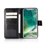 iPhone XS Max | iPhone XS Max - Vintage 2-i-1 Læder Etui M. Aftageligt Cover - Sort/Grå - DELUXECOVERS.DK