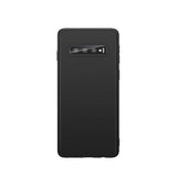Samsung Galaxy S10 | Samsung Galaxy S10 - Novo Frosted Matte Slim Silikone Cover - Sort - DELUXECOVERS.DK