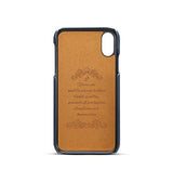 iPhone XR | iPhone XR - NX Design™ Læder Cover M. Kortholder - Blå - DELUXECOVERS.DK