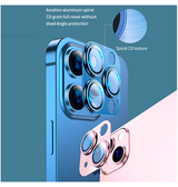 iPhone Beskyttelsesglas | iPhone 13 Pro Max - TOTU® Bagside Kamera Linse Beskyttelsesglas - Sort - DELUXECOVERS.DK