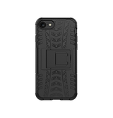 iPhone 7 / 8 | iPhone 7/8/SE(2020/2022) - GRIP™ Dæk Armor Cover m. Kickstand - Sort - DELUXECOVERS.DK