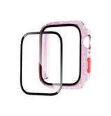 Apple Watch Cover | Apple Watch (38/40/42/44mm) - NX 360° Glitter Cover - Rose - DELUXECOVERS.DK