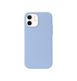 iPhone 12 | iPhone 12 - IMAK™ Pastel Silikone Cover  - Mineral Blue - DELUXECOVERS.DK